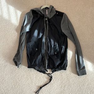 Free people mixed fabric jacket